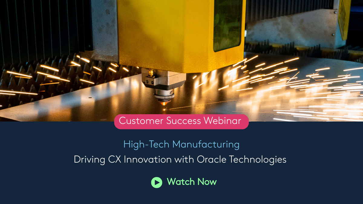 Oracle Demand Webinar High Tech Manufacturin